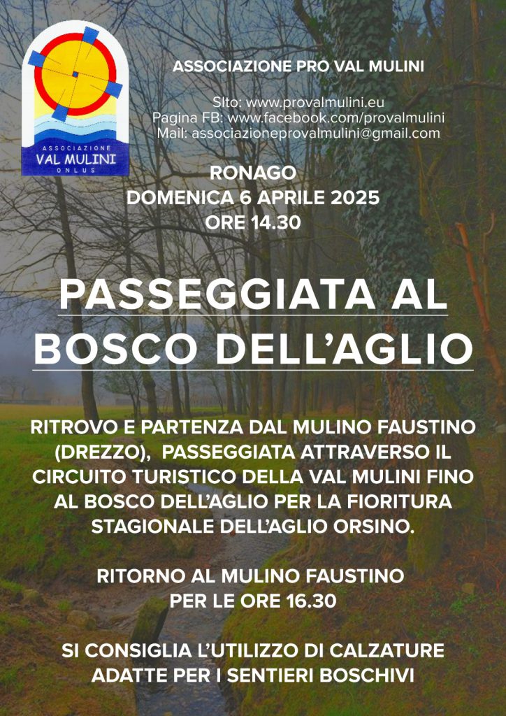 Passeggiata al bosco dell'aglio 2025